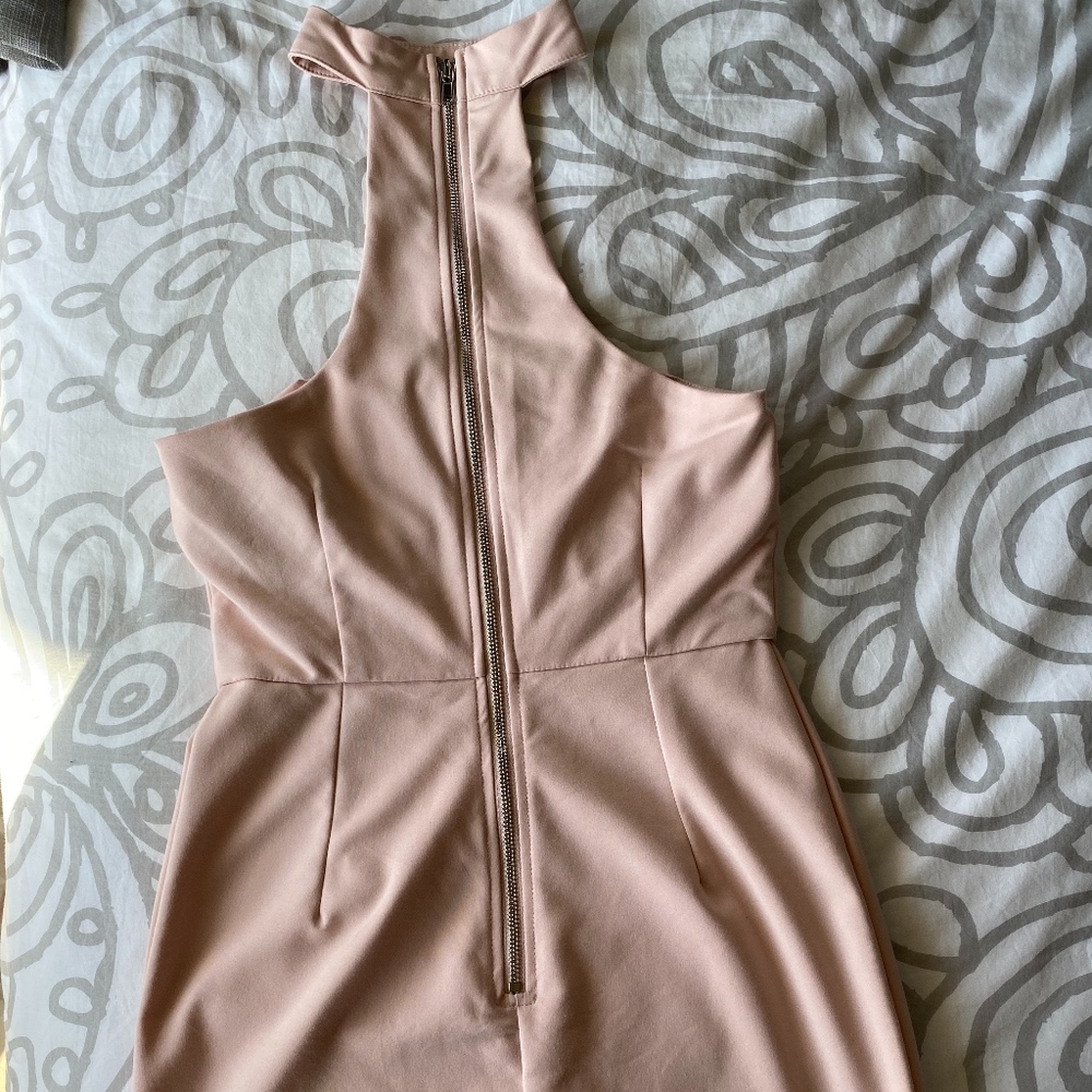 Light Pink Halter Cocktail Dress LF Stores US: 4 - Picture 4 of 5